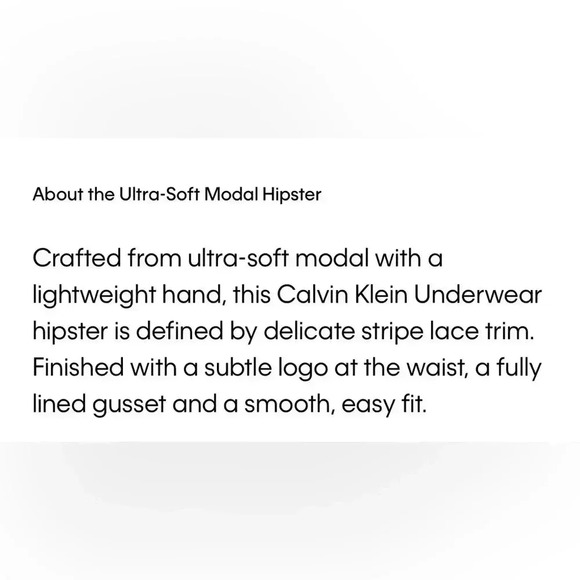 🆕Women’s Calvin  Klein Premium Modal Hipster - Picture 5 of 15